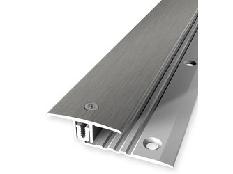 Combi Endprofil PF 258, Aluminium edelstahl, eloxiert