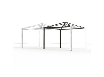 Comuna Pergola Erweiterung Gest. Alu, Bezüge Ranotext® Textilgewebe