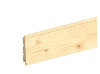 Cono Fichte sf hobelf. riffelg. unbehandelt 26/13x146mm, 3m