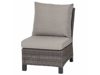 Corido Modul Mitte Gest. Alu-anthrazit, Gardino®-Gefl. charcoal grey, Sitz-/Rückenkissen taupe mel. Corido Modul Mitte Gest. Alu-anthrazit, Gardino®-Gefl. charcoal grey, Sitz-/Rückenkissen taupe mel.