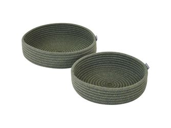 Cusco Dekoschalenset, 2- teilig, olive Gest. Alu/Edelstahl