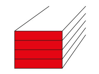 DANO® Plattenstreifen verleimt 3 x 12,5 mm 3-lagig, 4SK, 2500 mm