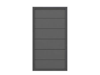 Sichtschutzzaun WPC / Aluminium unbehandelt anthrazit "DESIGN WPC ALU" Sichtschutzzaun WPC / Aluminium unbehandelt anthrazit "DESIGN WPC ALU"