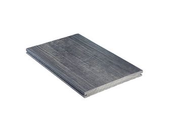 Terrassendiele WPC massiv Basaltgrau einseitig Holzstruktur, einseitig glatt, längsseitige Nut, DIE EXKLUSIVE - 21 x 245 mm Terrassendiele WPC massiv Basaltgrau einseitig Holzstruktur, einseitig glatt, längsseitige Nut, DIE EXKLUSIVE - 21 x 245 mm