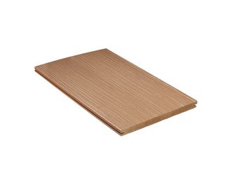 Terrassendiele WPC massiv Terrabraun einseitig Holzstruktur, einseitig glatt, längsseitige Nut, DIE EXKLUSIVE - 21 x 245 mm Terrassendiele WPC massiv Terrabraun einseitig Holzstruktur, einseitig glatt, längsseitige Nut, DIE EXKLUSIVE - 21 x 245 mm