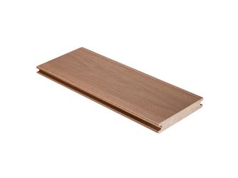 Terrassendiele WPC massiv Kalahari einseitig Holzstruktur, einseitig geriffelt, längsseitige Nut, DIE NATUERLICHE AKAZIE - 22 x 140 mm Terrassendiele WPC massiv Kalahari einseitig Holzstruktur, einseitig geriffelt, längsseitige Nut, DIE NATUERLICHE AKAZIE - 22 x 140 mm