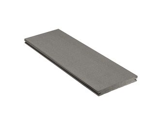 Terrassendiele WPC massiv Anthrazit einseitig gebürstet, längsseitige Nut, DIE URBANE - 21 x 162 mm Terrassendiele WPC massiv Anthrazit einseitig gebürstet, längsseitige Nut, DIE URBANE - 21 x 162 mm