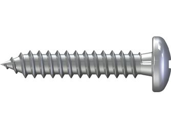 Blechschraube Pan Head DIN 7981 PZ  Edelstahl A2 gebeizt passiviert