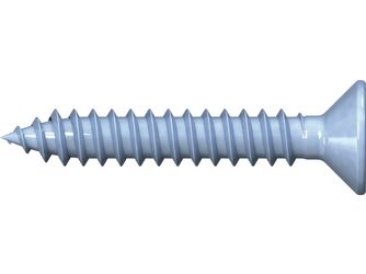 Blechschraube Flako DIN 7982 PZ-Antrieb  Stahl verzinkt blau passiviert