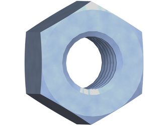 DIN 934 Muttern 6-kant Stahl verzinkt blau passiviert DIN 934 Muttern 6-kant Stahl verzinkt blau passiviert