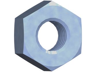 DIN 934 Muttern 6-kant Stahl verzinkt blau passiviert