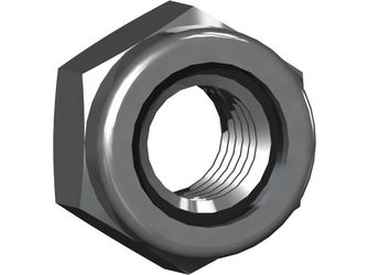 DIN 985 Sicherungsmutter niedere Form Edelstahl A2 gebeizt passiviert