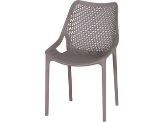 DISTRICT Stapelsessel taupe Gest. Polypropylen/Glasfaser