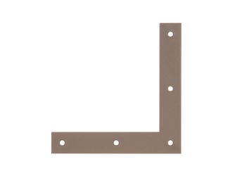 DURAVIS® Eckwinkel, sendzimirvz, duplexbeschichtet, 120 x 120 x 20 mm