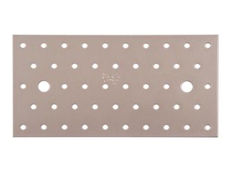 DURAVIS® Lochplatte, sendzimirvz, duplexbeschichtet, 200 x 100 x 2 mm