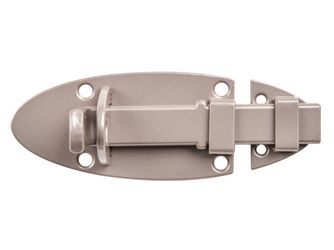 DURAVIS® Schlossriegel mit flachem Griff, blau vz, duplexbeschichtet, 90 x 44