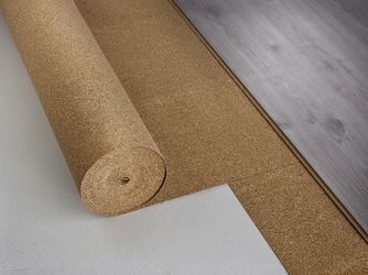 Dämmunterlage Natural Kork KO 2,0 N Stärke 2mm (± 0,2) Rolle/15m²