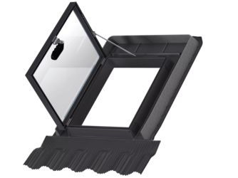 Dachausstieg GVT 103 0059Z Polyeurethan, schwarz, wärmegedämmt Dachausstieg GVT 103 0059Z Polyeurethan, schwarz, wärmegedämmt