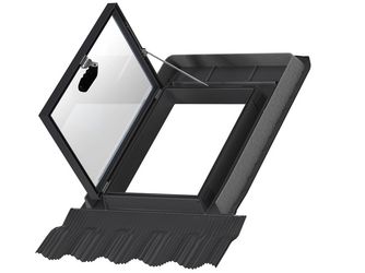 Dachausstieg GVT 103 0059Z Polyeurethan, schwarz, wärmegedämmt