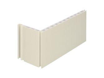 Dachrand Verleidungsprofil 180mm Creme 600cm