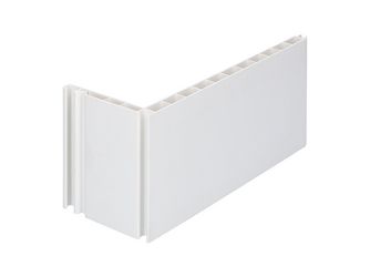 Dachrand Verleidungsprofil 180mm Verkehrsweiß 600cm