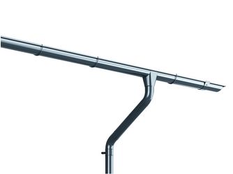 Dachrinnenset 1x4, 0 m verzinkt