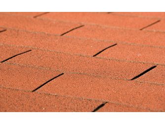 Dachschindeln rechteckig rot, 3 m²