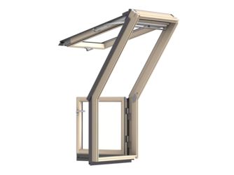Dachterrasse, Tür links VEA M35 3165 klar lack Energie PLUS Kupfer 78x109 Dachterrasse, Tür links VEA M35 3165 klar lack Energie PLUS Kupfer 78x109