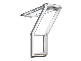 Dachterrasse, unten fest VEC M35 2065 weiß lack Energie PLUS Alu 78x109