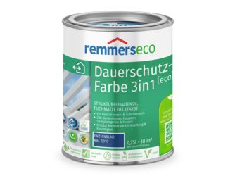 Dauerschutz-Farbe 3in1 [eco] enzianblau (RAL5010), 0,75l