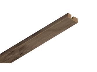 Deckenabschlussleiste DAL 34 Eiche dunkelbraun 2400x34x14mm Deckenabschlussleiste DAL 34 Eiche dunkelbraun 2400x34x14mm