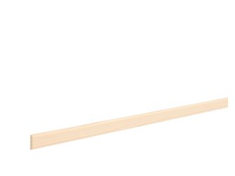 Deckleiste Kiefer 4x18x2400mm astrein, massiv, roh