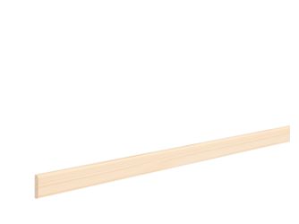 Deckleiste Kiefer 5x23x2400mm astrein, massiv, roh