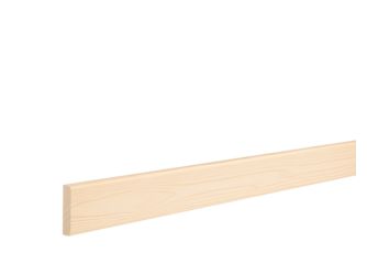 Deckleiste Kiefer 9x38x2400mm astrein, massiv, roh