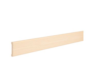 Deckleiste Kiefer 9x47x2400mm astrein, massiv, roh