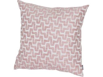 Dekokissen BARLETTA 50X50cm puderrosa 100% Polyacryl Muster KARO