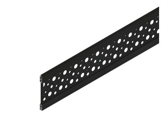 Dekorprofil Kreise Anthrazit 184x25,3cm, Anthrazit ALU