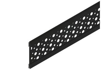 Dekorprofil Ovale Anthrazit 184x27,7cm, Anthrazit ALU