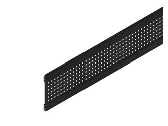 Dekorprofil Quadrate Anthrazit 184x25,3cm, Anthrazit ALU