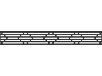 Designeinsatz Lines Anthrazit DB 703 179,5x25,5x0,15cm Material Aluminium