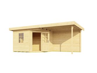 Designhaus 213 B Gr.1, 5-Eck, natur, 28mm, ET, F, Anbau ca. 300cm