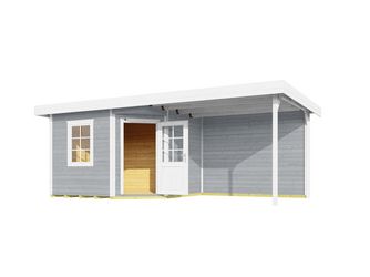 Designhaus 213 B Gr.2, 5-Eck, grau, 28mm, ET, F, Anbau ca. 300cm