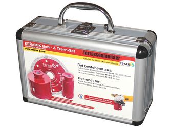 Diamant-Premium-Bohr- und Trenn-Set im Alu-Koffer inkl. Bedienungsanleitung