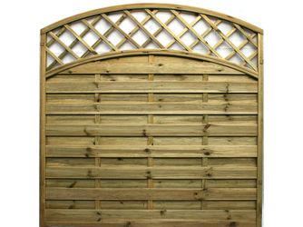 Sichtschutzzaun Kiefer KDI grün "Blankenese"