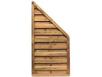 Sichtschutzzaun Fichte KDI grün Schrägelement "Helgoland"