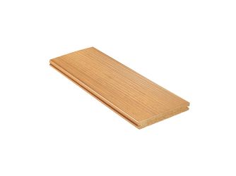 Terrassendiele WPC massiv Eichenbraun einseitig Holzstruktur, einseitig glatt, längsseitige Nut, DIE EXKLUSIVE - 21 x 162 mm