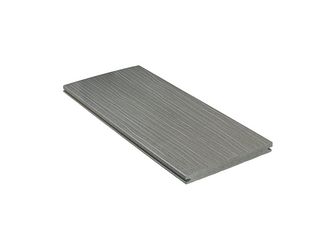 Terrassendiele WPC massiv Graphitgrau einseitig Holzstruktur, einseitig glatt, längsseitige Nut, DIE EXKLUSIVE - 21 x 200 mm