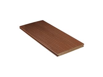 Terrassendiele WPC massiv Kastanienbraun einseitig Holzstruktur, einseitig glatt, längsseitige Nut, DIE EXKLUSIVE - 21 x 200 mm