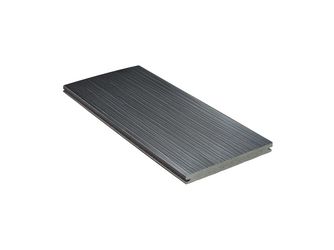 Terrassendiele WPC massiv Lavagrau einseitig Holzstruktur, einseitig glatt, längsseitige Nut, DIE EXKLUSIVE - 21 x 200 mm