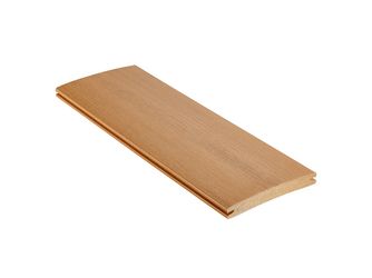Terrassendiele WPC massiv Eichenbraun einseitig Holzstruktur, einseitig glatt, Clipmontage_laengsseitig, DIE SMARTE NATURLINIE - 19 x 139 mm